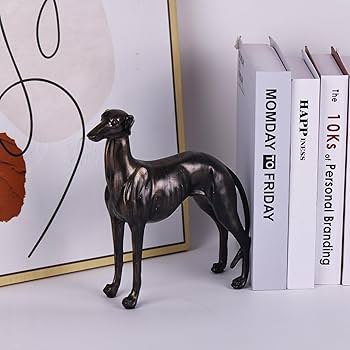 Amazon.co.jp: SHENGTIAN 大型樹脂グレイハウンド像